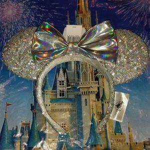 Disney Parks Ears Magic Mirror Metallic Headband
